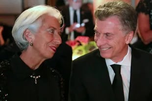 La foto de Lagarde y Macri que usó Alberto Fernández