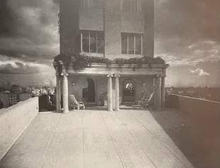 Vista de la terraza del piso 14, el primero que habitó Cora Kavanagh