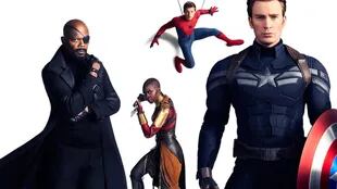 La portada de Vanity Fair con Los vengadores: Capitán América, Spider-Man junto a Nick Fury 