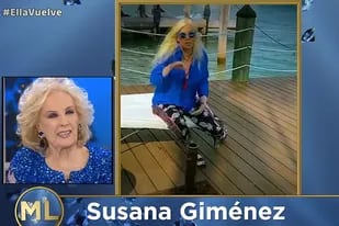 Susana Giménez le dejó un mensaje especial a Mirtha Legrand