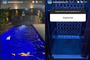 La propiedad que comparten Fernando Burlando y Barby Franco también tiene una piscina con olas y un ascensor "hot"