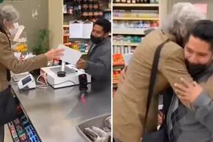 El emocionante gesto de una mujer con un joven que le vendió un billete de lotería