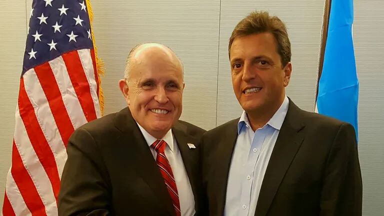 Massa se reunió en EE.UU. con el ex alcalde Giuliani - LA NACION