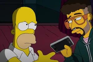 La peculiar predicción de Los Simpson sobre la violenta reacción de Bad Bunny contra una fanática