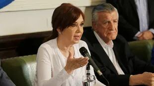 Cristina Kirchner en conferencia de prensa