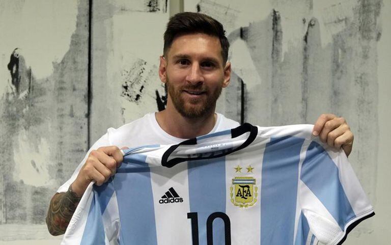 Messi y el amor por la camiseta argentina