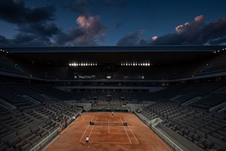 Roland Garros y el estadio principal, el Phillipe Chatrier, con su techo retráctil