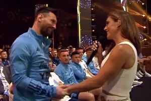 La Sole bajó del escenario y quedó cara a cara con Messi: “Todo el mundo te da las gracias”
