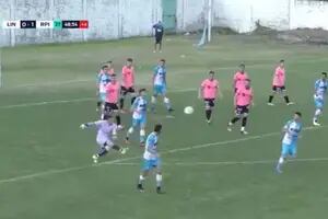 The spectacular goal that a goalkeeper scored in Argentina's promotion