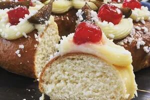 Día de Reyes: cómo preparar la clásica rosca con crema pastelera 