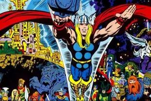 Thor según Jack Kirby, habitual dibujante de Lee