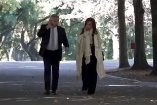 Alberto Fernández y Cristina Kirchner, en una imagen tomada en abril. Por decisión política o por el aislamiento, desde entonces no volvieron a mostrarse juntos