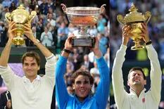 Quién tiene más títulos de Grand Slam: uno por uno, cómo se repartieron los trofeos en la era del Big 3