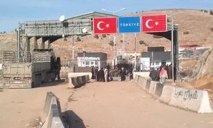 El habitual corredor humanitario entre Turquía y Siria, el paso de Bab Al-Hawas