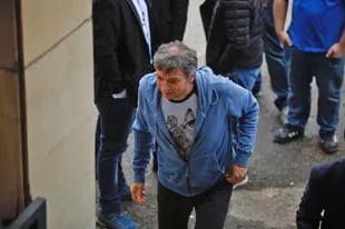 Máximo Kirchner al llegar a los tribunales de Comodoro Py