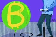 El Bitcoin en caída libre, rebota en US$7800 y sube 14% en una hora