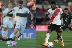 Boca vs. River: quiénes son los posibles siete debutantes del Superclásico de la Liga Profesional
