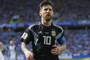 Lionel Messi en la Copa del Mundo Rusia 2018, su última participación hasta el momento