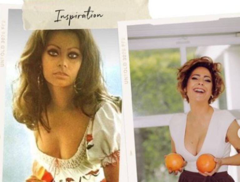 Victoria Vannucci reapareció en las redes con un particular homenaje a Sophia Loren