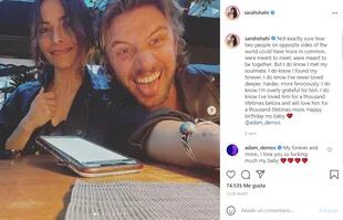 Sarah Shahi está en pareja con Adam Demos, el actor que interpreta a su amante en la serie Sexo/Vida de Netflix