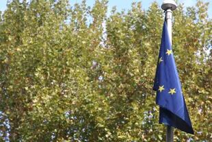 11.11.2010 Flagge der Europäischen Union Internationale EU-Politik
