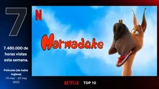 Marmaduke ya acumula varias semanas en el top 10 de Netflix