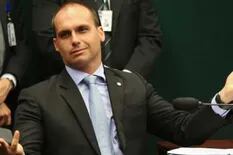 El hijo de Bolsonaro impulsó una moción de rechazo a Fernández en el Congreso