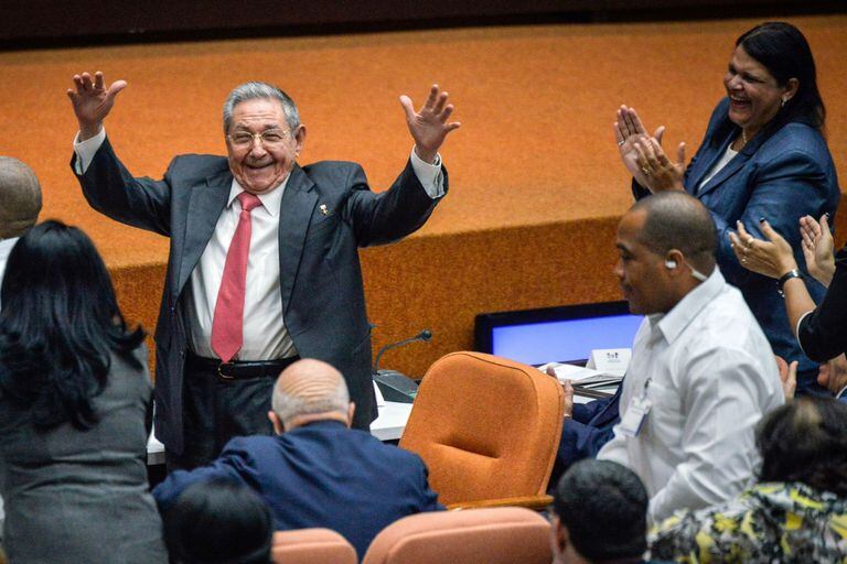 Raúl Castro, en su despedida de la presidencia