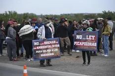 Movilización: decenas de productores se manifestaron en contra de la ley de humedales