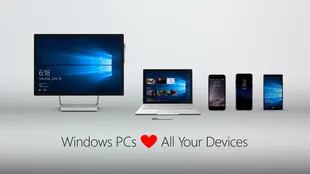 La imagen con la que Microsoft muestra su intención de estar en la mayor cantidad de dispositivos posible