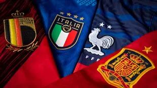 Preciosas camisetas, bonito fútbol: Bélgica, Italia, Francia y España presuponen grandes partidos en la definición de la Liga de Naciones de Europa.