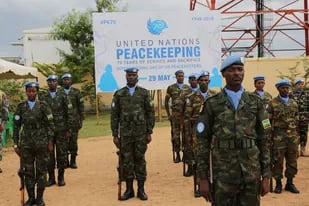 15-09-2018 Miembros de la misión de paz de la ONU en Sudán del Sur (UNMISS) POLITICA INTERNACIONAL SUR DE SUDÁN UN PHOTO/NEKTARIOS MARKOGIANNIS