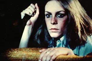 Jamie Lee Curtis, en una escena de Halloween (1978)