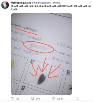 El tuit de la usuaria Mercedes Iglesias que se volvió viral y generó debate en la red social