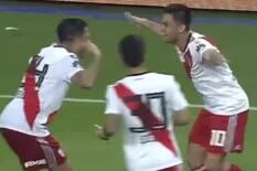 Video. Pity Martínez eligió los dos goles "más fáciles" que hizo en River