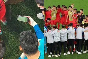 Así se enteraron los jugadores de Corea de la clasificación a octavos del Mundial