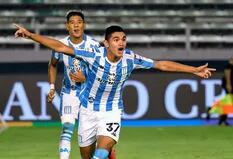 Alcaraz, el chiquitín de 17 años que marcó el gol del triunfo para Racing