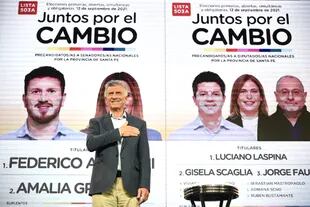 Acto de Mauricio Macri y Federico Angelini en Rosario