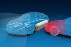 Proponen un airbag externo para proteger la carrocería del auto