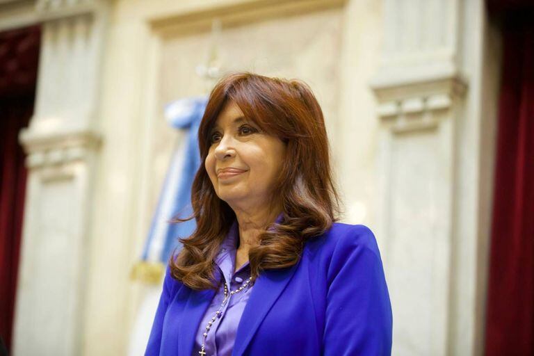 Cristina Fernández de Kirchner, en el Senado