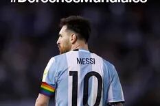 Mundial: En una carta le piden a Messi que la cinta de capitán sea multicolor
