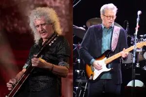 Brian May criticó la postura antivacunas de Eric Clapton mientras crece la preocupación por la variante Delta