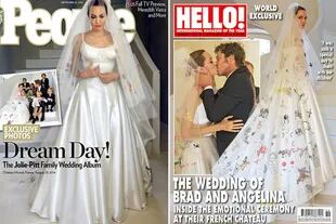Angelina Jolie, vestida de novia