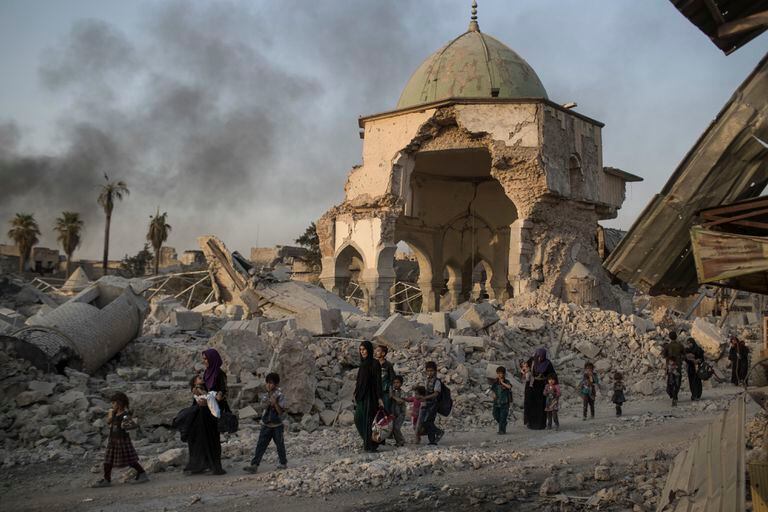 La ciudad de Mosul fue escenario en 2016 de duros combates entre Estado Islámico y el Ejército iraquí
