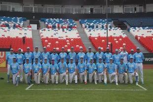 El plantel completo de la selección argentina de béisbol, que disputará el PreClásico en Panamá