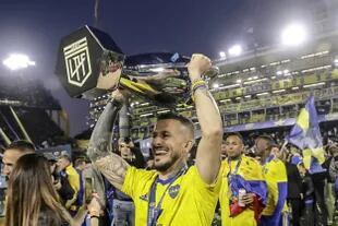 Boca Juniors festeja el campeonato luego del empate con Independiente en La Bombonera