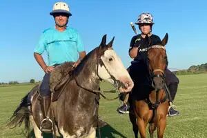 Pedrito Heguy volvió a subirse a un caballo a casi un año del tremendo accidente