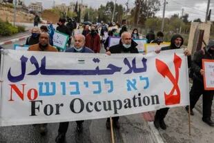 Los ciudadanos árabes de Israel suelen protestar contra la ocupación de los Territorios Palestinos