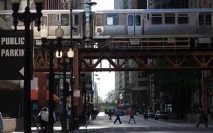 El tren elevado de Chicago.