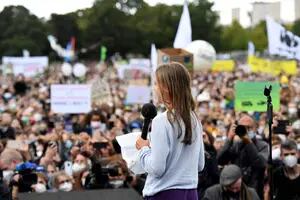 Greta Thunberg lideró la marcha mundial del clima para pedir medidas para frenar el cambio climático